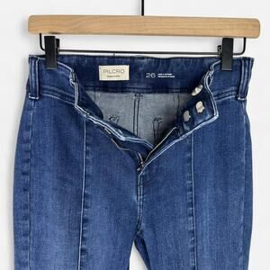 Pilcro anthropologie high waisted cropped denim jeans